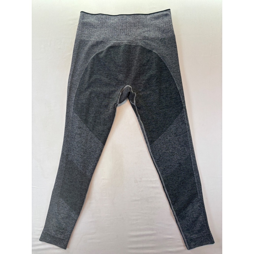 Umbro Womens XL Gray Marl Seamless High Waisted Performance Leggings Tights